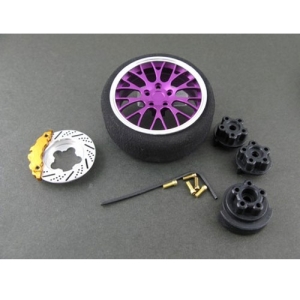 TOP79624p Alloy y-spoke Transmitter wheel set(스펀지 미포함)(디스크색상 레드입니다.)
