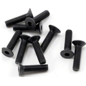 JQH009 JQ Products 3x18mm Flat Head Screws (10)