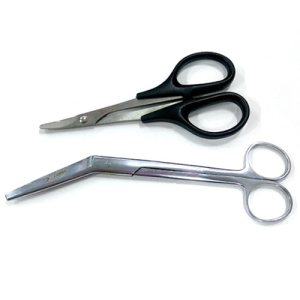 106463 Scissor-set for lexan body 1x angled, 1x curved