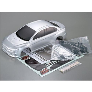 48133 MITSUBISHI LANCER EVOLUTION X Body Shell Silver (Printed)