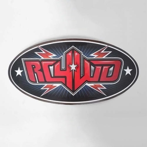 Z-L0019 Monster Size RC4WD Logo Decal (Red)