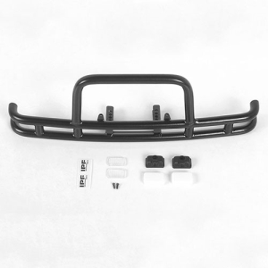 VVV-C0622 Rhino Front Bumper w/IPF Lights for Traxxas TRX-4 79 Bronco Ranger XLT (Black)