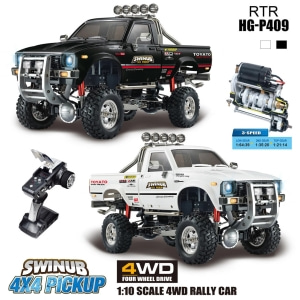 [ hg-p409]1/10 2.4G 4WD 1/10 4wd rc car pickup truck rock - new4x4 RTRhgp40bes7