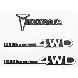 VVV-C0007 1/10 Metal Emblem for Tamiya Hilux