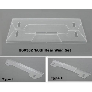 TI-60302 Blitz 1/8 Rear Wing Set (엔진퓨어용 리어윙)