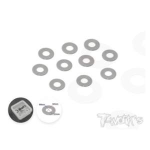 4 x 9 x 0.5mm Steel shim Washer ( 10pcs. ) (#TA-123-0.5)