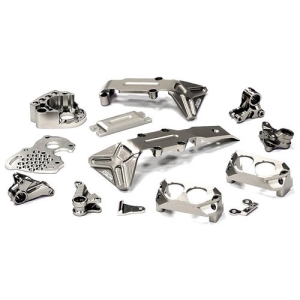 T3547SILVER Billet Stage 3 Conversion for 1/16 Traxxas E-Revo VXL, Slash VXL