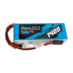 RX-1400-2S1P Gens ace 1400mAh 7.4V 2S1P Transmitter Lipo Battery Pack with JR-plug