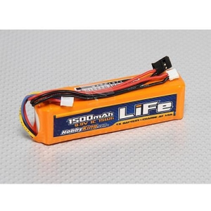 HK.1500.TX.L Hobby King 1500mAH LiFe 3S 9.9v Transmitter pack.