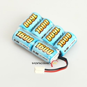 EP-72-1600 E-POWER 7.2V 1600mAh Ni-MH 배터리 (4+2 타입)