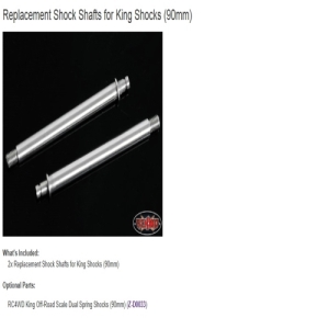 Z-S0785 Replacement Shock Shafts for King Shocks (90mm)