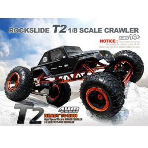 ROCK T2 1/8 Scale CRAWLER RTR (BLACK)-구형 송수신기포함-풀세트 입문용 rc카 전동 무선 자동차 몬스터 트럭