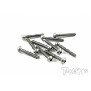 TSS-320B 3x20mm Titanium Hex. Socket Button Head Screw