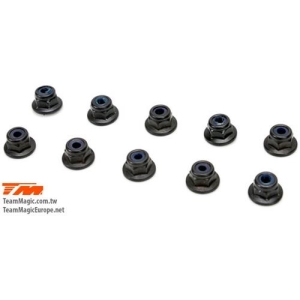 111165 3mm Flanged Nut(10)