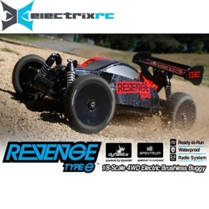 ECX04000 1:8 4WD Buggy Type E Brushless Revenge : Red/Black: RTR(리벤지) w/DX2E 조종기 포함