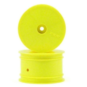 TLR7101 Rear 1/10 Buggy Wheel (Yellow) (2) (TLR 22)