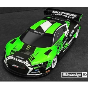 BDGT12-R8 BITTY DESIGN - AR8-GT3 GT12 Body for 1/12 Supastox Class