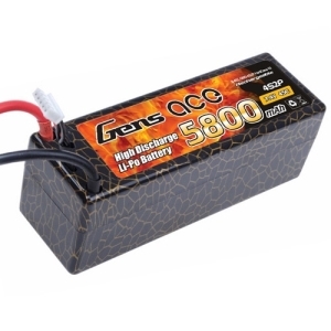 GA-B-45C-5800-4S2P-HardCase-14  GENS ACE 5800mAh 4S 45C~90C Hard Case Lipo Battery (레이스 스펙/하드케이스/ROAR 승인) 딘스 잭 기본 작업완료