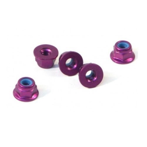 Z679 WHEEL NUT M4 (PURPLE/5pcs)