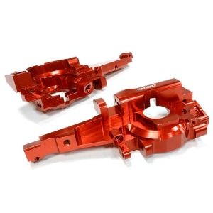 C25278RED Billet Machined Rear Bulkhead for 1/10 Traxxas Summit