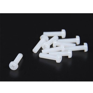 OR009-00605 Turnigy M4 x 15 Nylon Screw (10pcs/bag)