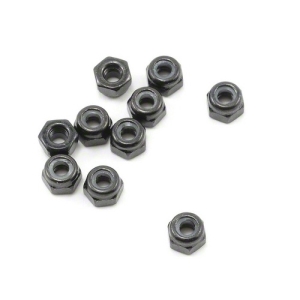 AXA1053 Axial M3 Nylon Locking Hex Nut (Black) (10)