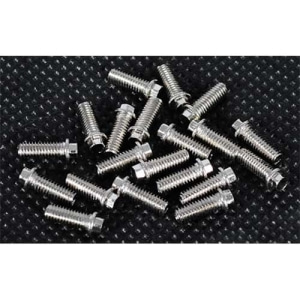 Z-S0695 Miniature Scale Hex Bolts (M3 x 8mm) (Silver)