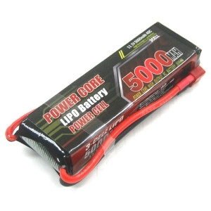 V2-PC-111500040 NEW POWER CORE Li-po Battery 11.1v 3S1P 5000mah 40c (소프트케이스) 사이즈 : 135 x 43 x 25mm