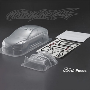 PC201004 1/10 Ford Focus Body Shell w/Light Bucket (Clear｜미도색)