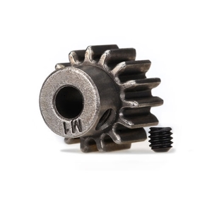 AX6487 Gear, 15-T pinion (1.0 metric pitch, 20° pressure angle) (fits 5mm shaft)/ set screw