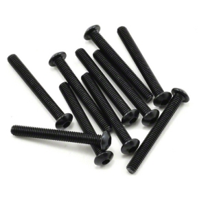 AXA120 Axial 3x25mm Button Head Screw (Black) (10)