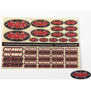 Z-S1272 RC4WD Medium Decal Sheet