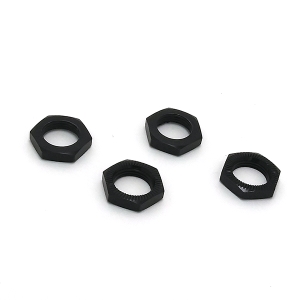 (938443) 17mm 휠 너트 (블랙) 17mm Aluminum Wheel Nuts 4pcs BLACK