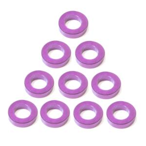 M3 Flat Washer 3x5.5x1.5mm - Purple