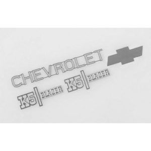 Z-S1560 Chevrolet Blazer Metal Emblem Set
