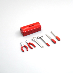 1:10 Scale Mini Hammer Wrench Tools Box for Rock Crawler 공구통 트라이얼 악세서리