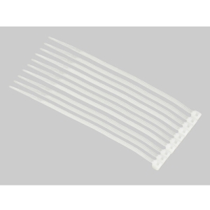 70110W White Nylon Cable Ties (50pcs) - 3*100mm