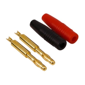 CB-HCB Hyper Banana Connectors (Red &amp; Black set) (4mm Euro Connectors)