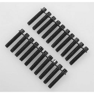 Z-S1595 Miniature Scale Hex Bolts (M2.5 x 12mm) (Black)