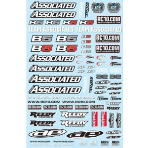 AA91472  Associated RC10B5 Sticker Sheet