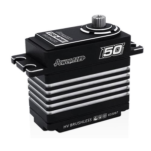 T50-BHV (1:8 최상급 서보) Metal Case HV, Brushless Servos 50Kg / 0.06sec (Titanium Gear)