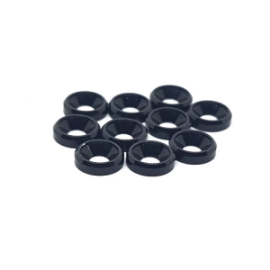 ZR-ACW3K Aluminum Countersink washer 10pcs Black