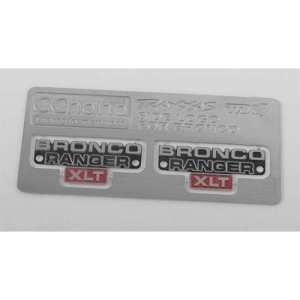 [VVV-C0495] Side Metal Emblem for Traxxas TRX-4 79 Bronco Ranger XLT