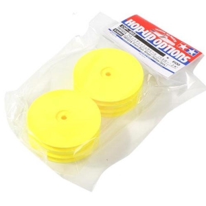 TA53985 TRF501X Front Dish Wheel (Yellow/2pcs)