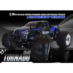 TORNADO 3.5 1/8 Scale NITRO POWER 4WD OFF-ROAD TRUCK(엔진 몬스터 트럭RTR) 입문용 rc카 전동 무선 자동차 몬스터 트럭