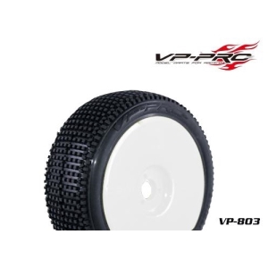 (1:8 버기 타이어+휠)스트라이커VP803U-RW-UF Stiker Evo 1/8 Buggy Rubber Tyre[Unglued][Tyre＋Insert＋White Dish Rim]Soft Flexx한봉지 2개포함&amp;#160;&amp;#160;