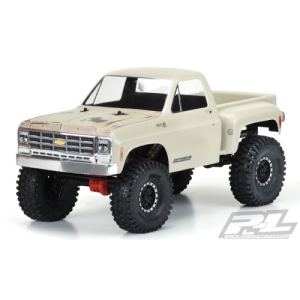 AP3522 1978 Chevy K-10 Clear Body (Cab &amp; Bed) for 12.3