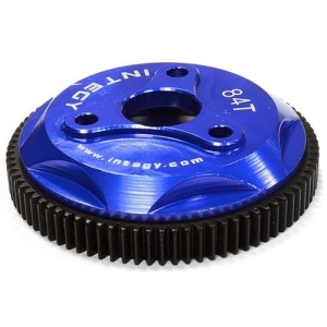 T8029BLUE 84T Metal Spur Gear for Traxxas 1/10 Electric Stampede 2WD, Rustler 2WD Slash 2WD