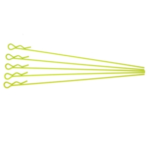 103127 Extra long body clip 1/10 - fluorescent yellow (5)