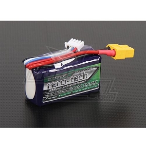 N850.3S.45 Turnigy nano-tech 850mAh 3S 45~90C Lipo Pack (최상급 헬기/비행기/락클)